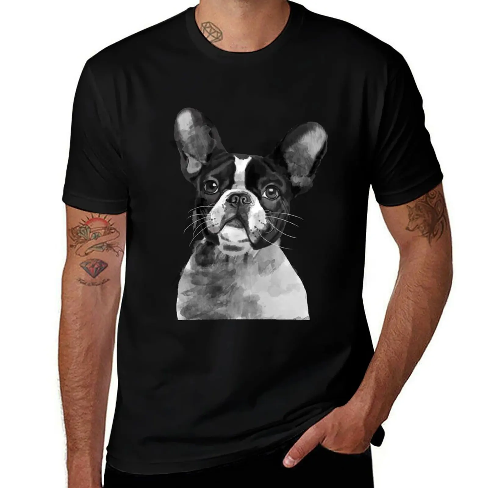 

FRENCH BULLDOG T-Shirt t shirt custom print t shirts for man graphic vintage man t shirt designer T-Shirt