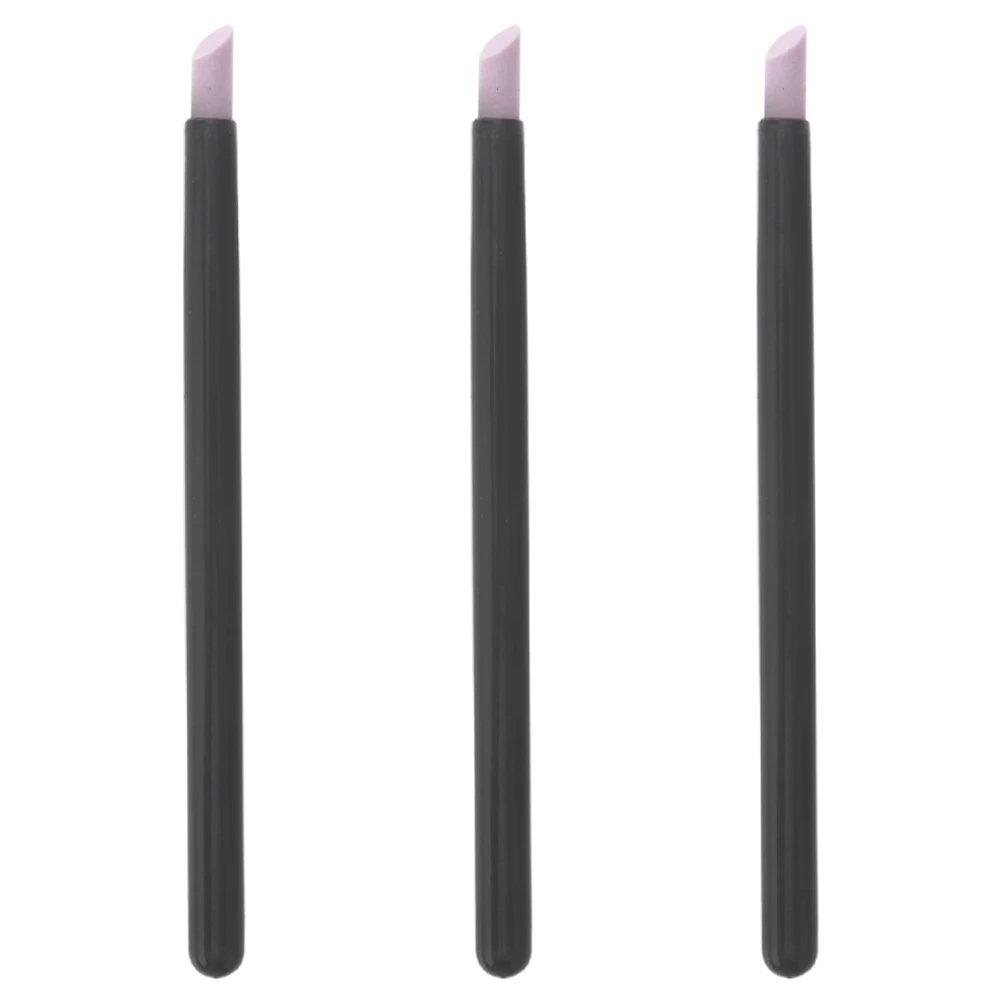 

3pcs Grinding Heads Dead Skin Removal Nail Care Tools Portable Ergonomic Handle Scratch Off Cuticle Remover Kit