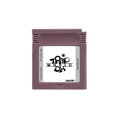 GBC Game Cartridge 16 Bit Video Game Console Card Trip World DX Fan Made for GBC/GBA