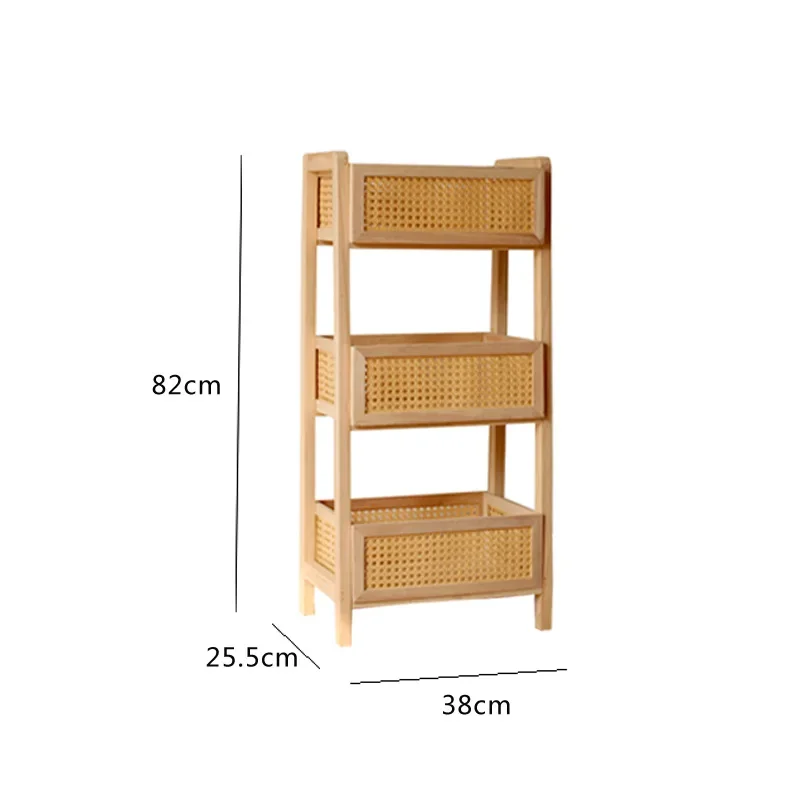 Log Wind Makeup Organizer Kids Sundries Organizing Rack Bathroom Multilayer Storage Shelves Bedroom Versatile Storage Baskets