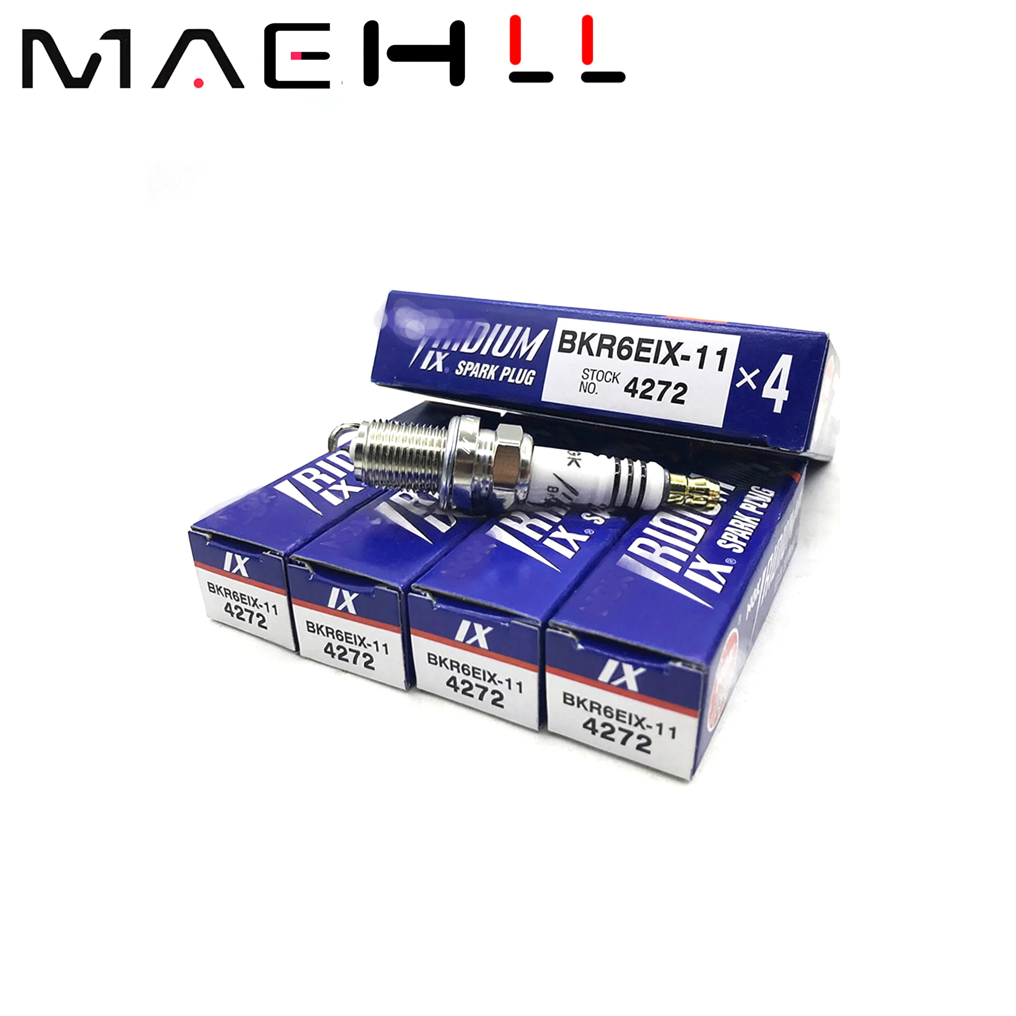 Иридиевые свечи зажигания 4272 BKR6EIX-11, 4 шт., для Toyota, Honda, VW Sagitar, Haval H3, H5, H6, Buick Excelle