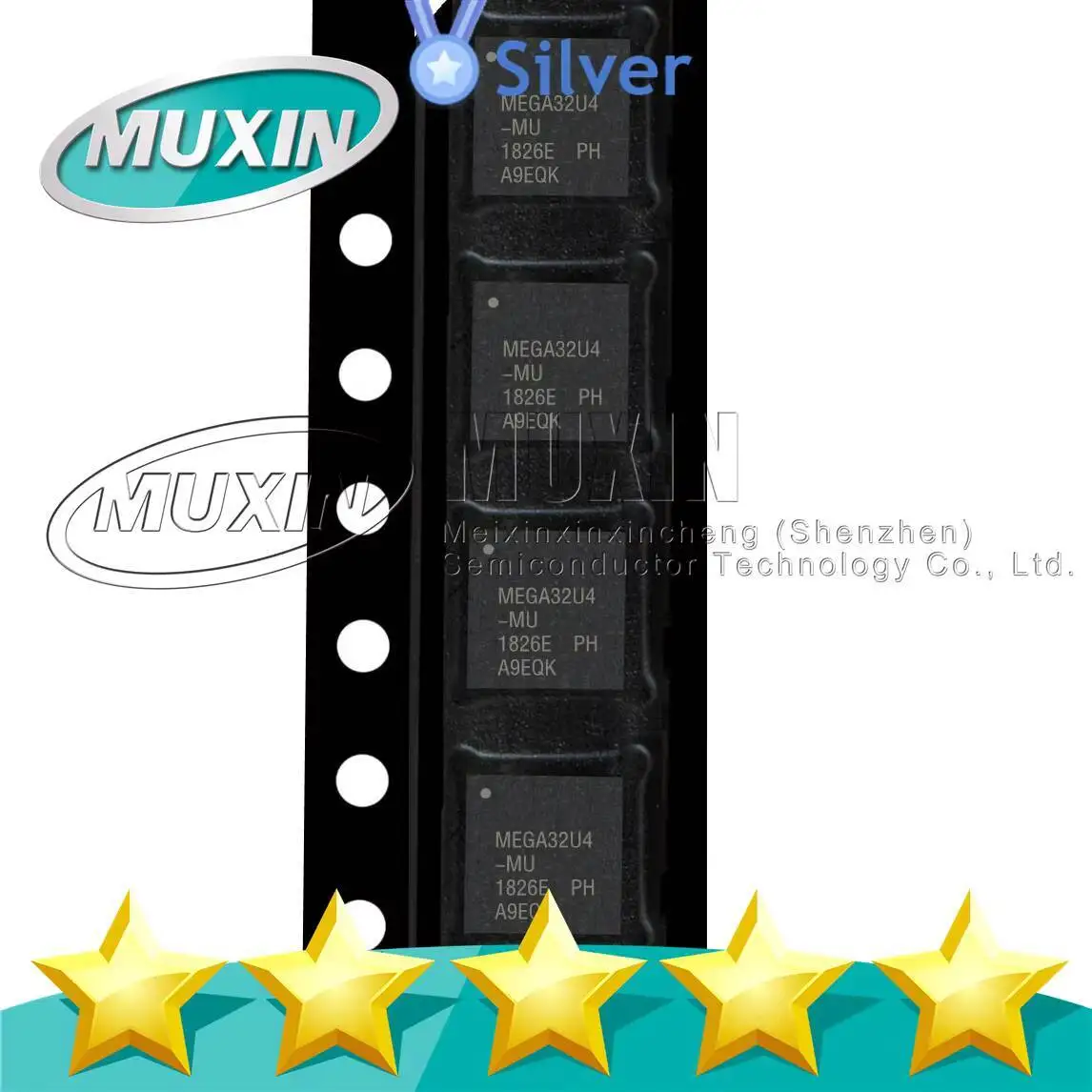 Atmega32U4-Mu Qfn44…