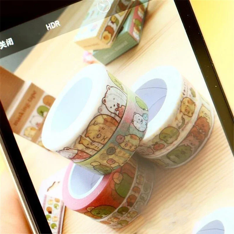 1 teile/los 10m Japan Cartoon frische Freunde Serie Papier Masking Tape Zakka DIY Klebeband Werkzeuge Briefpapier