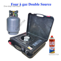 Portable Outdoor Cassette Butane Gas Stove Camping Picnic Cooker Fishing Hunting Barbecue BBQ Cooking Kitchen