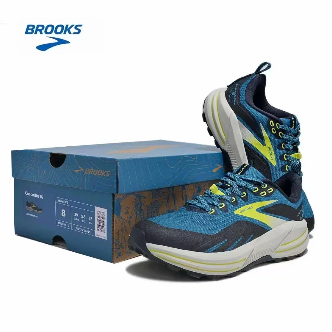 Brooks Men’s Cascadia 16 Features Advanced Cushioning For A Smooth Ride On Any Trail Surface