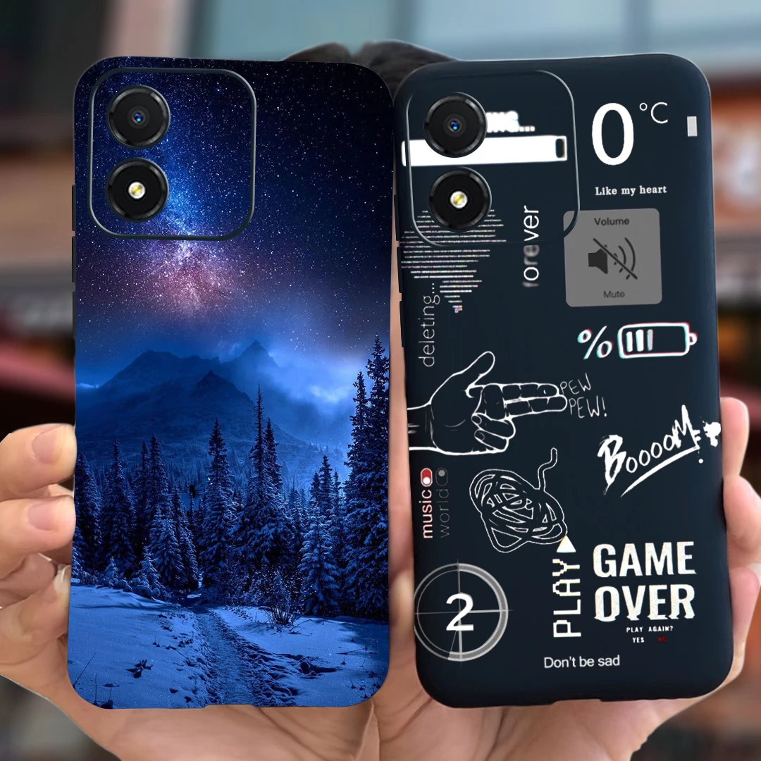 For Honor X5 Case 2023 New Fashion Art Painted Fundas Soft Silicone Phone Case For Honor X5a X 5 HonorX5 Back Cover 6.5'' Bumper