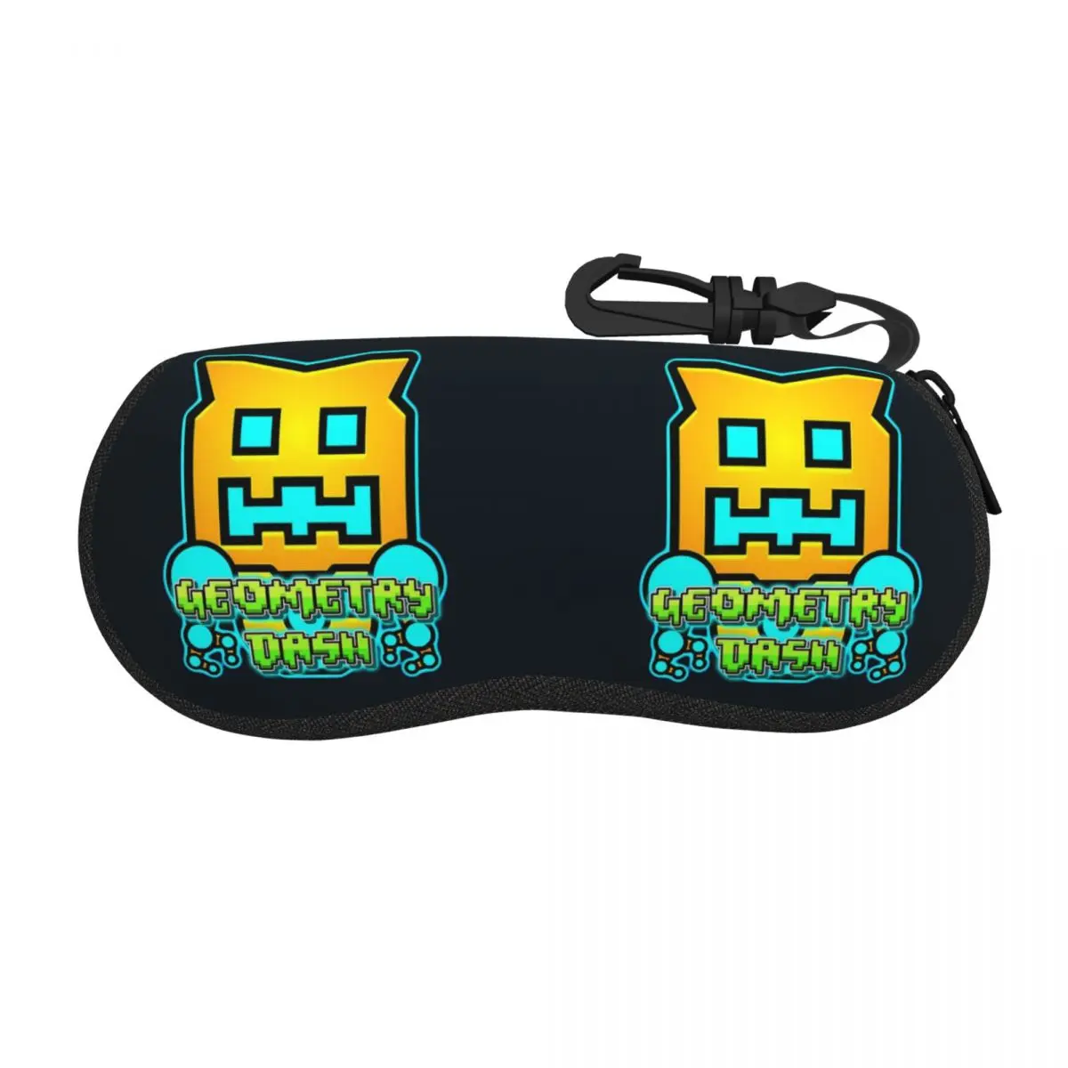 

Видеоигра Geometry Dash (9) Чехол для очков в виде ракушки, защитная коробка для солнцезащитных очков для женщин и мужчин, мягкая сумка для очков, чехол