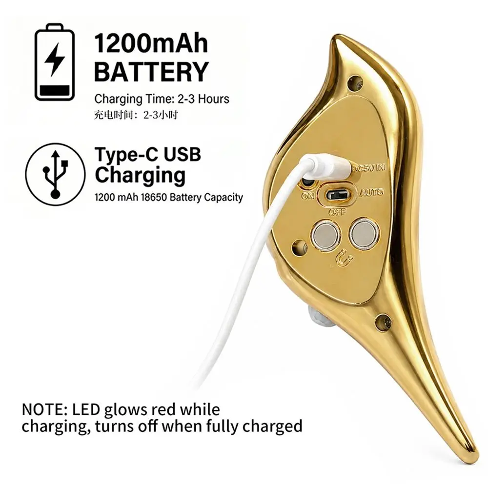 Warm Glow LED Bird Sconce Dimmable Touch Switch Bird Shaped Decorative Lamp Cordless Install Waterproof Rechargeable Night Light