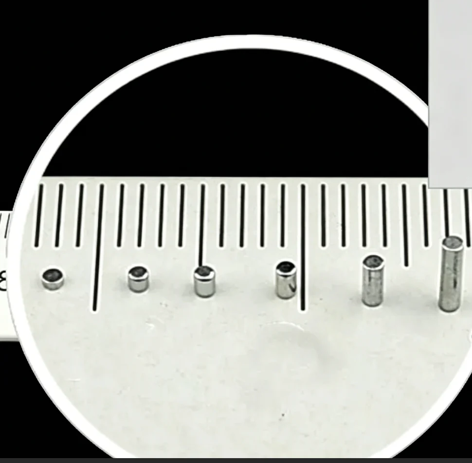 Leistungsstarker Neodym-Magnet N35 NdfeB Permanentmagnet Imanes Rund Superstark Kühlschrankmagnete DIY 1X0,5 1X1,5 1X2 1X5/10mm – Detail 2