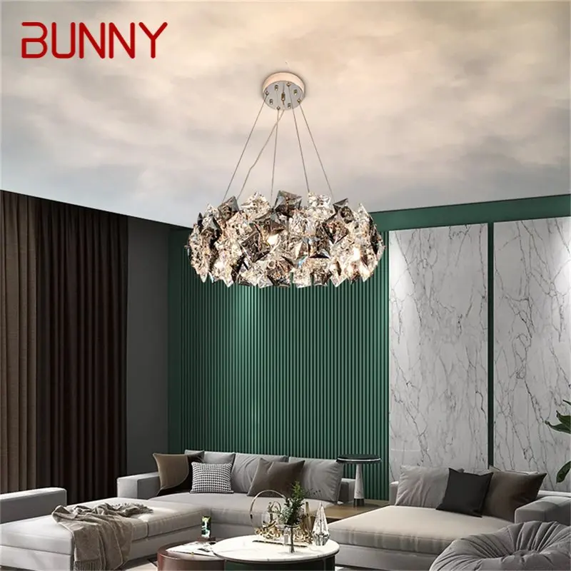 

BUNNY Pendant Light Postmodern Luxury Crystal LED Lamp Fixture For Home Dining Living Room