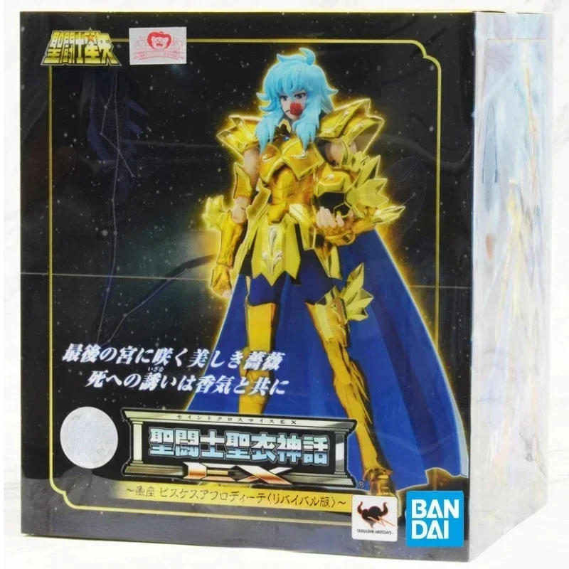 In Stock Japanese Bandai Genuine Saint Seiya EX2.0 Saint Seiya Pisces Aphrodite Reborn Edition Movable Figure Toy Gift