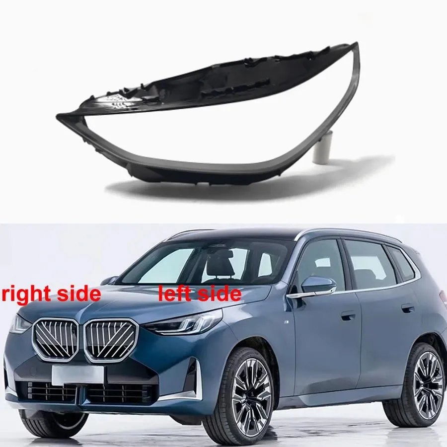 

For BMW X3 2025 Headlight Shell Lamp Shade Lens Transparent Headlamp Cover Plexiglass Auto Replacement Parts