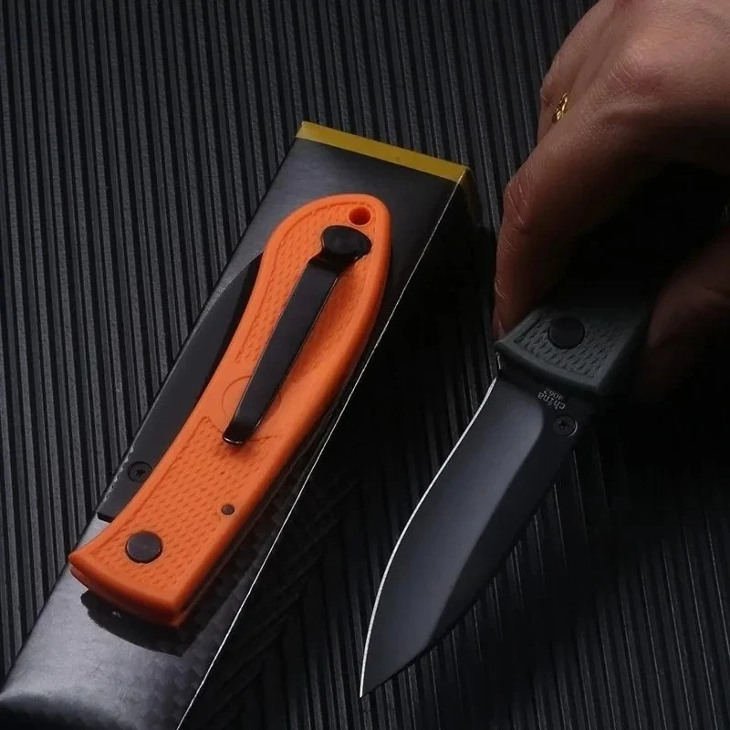 4062 EDC 440C شفرة التخييم في الهواء الطلق الصيد شواء سكينة تكتيكية ألياف النايلون مقبض متعددة الوظائف الصيد القتالية سكين للفرد #5