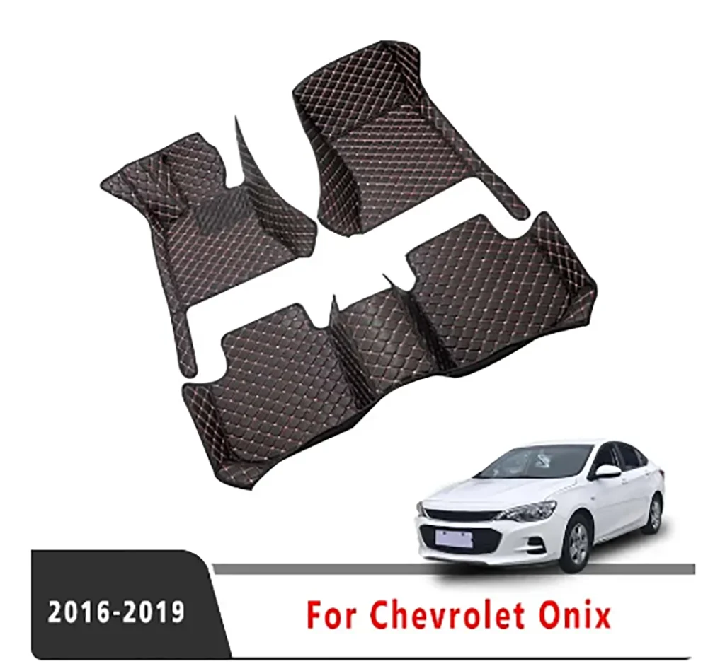 

Автомобильные коврики для Chevrolet Onix Prisma 2019 2018 2017 2016, водонепроницаемые защитные аксессуары, автомобильные накладки на ножки, автомобильные коврики