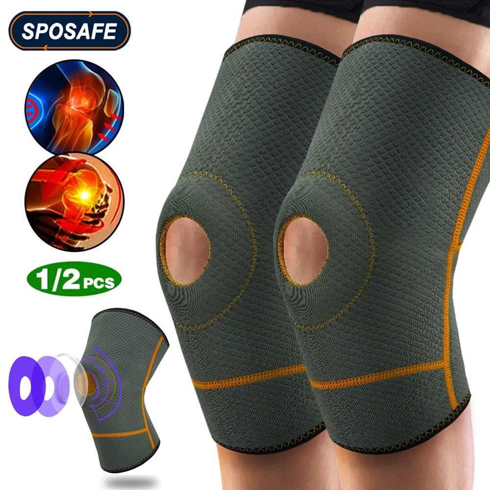 

Sports Knee Brace Knee Compression Support with Patella Gel Pads for Running, Weightlifting, Arthritis Joint Pain Relief, ACL