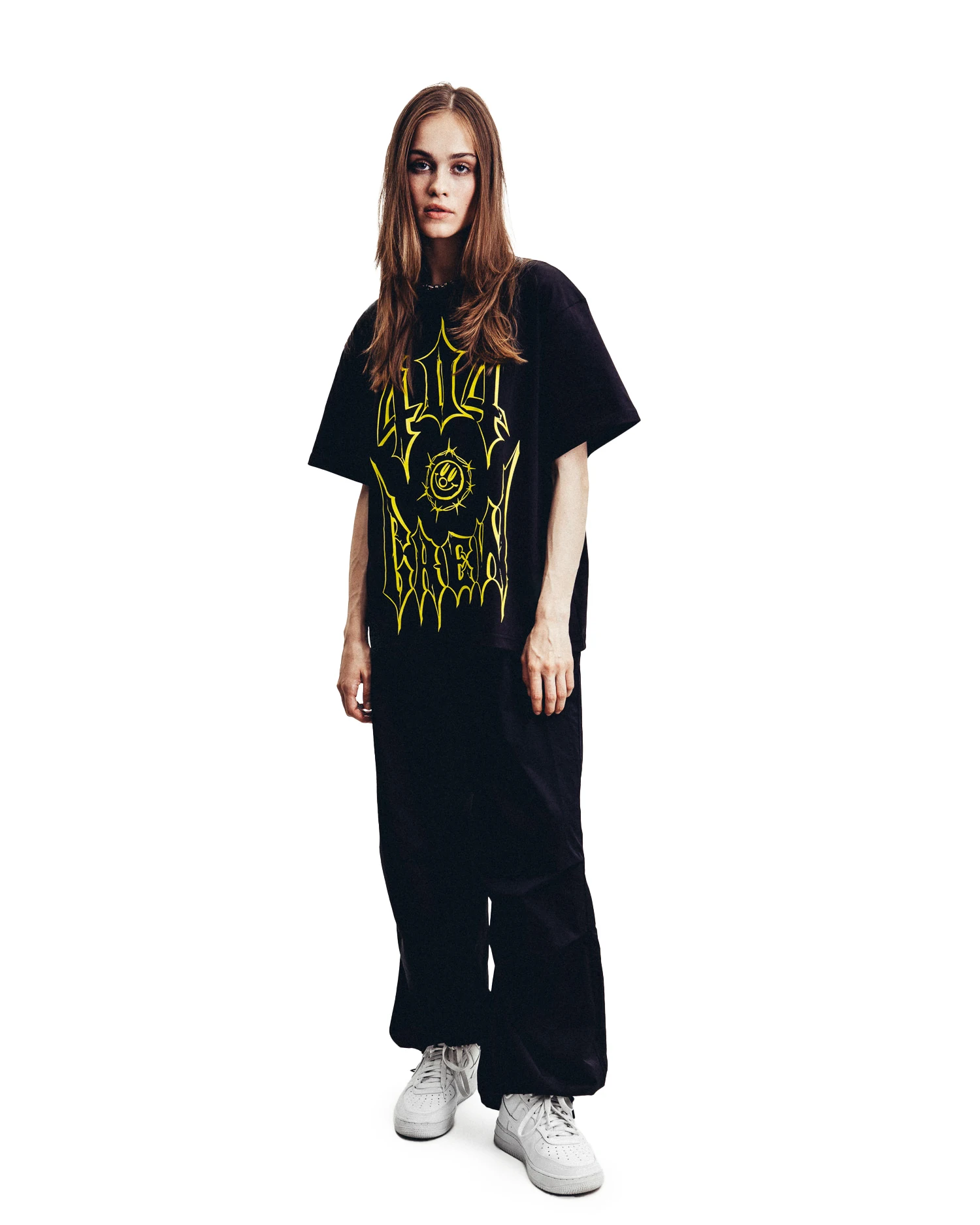 Hip Hop Streetwear Men Tshirt Oversized Short Sleeve 404 crew Graphic Print Y2k Tops Tee Harajuku Goth Aesthetic Clothing Cotton