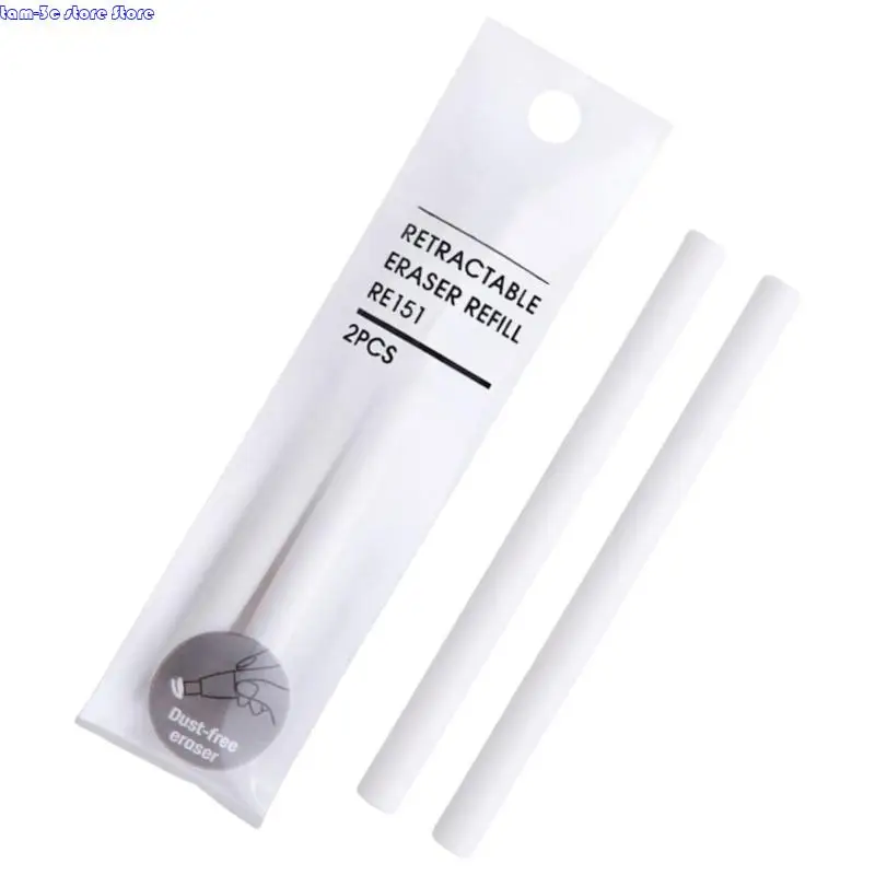 D0ua stylo stylo rétractable Eraser Press Action Eraser Easer Erasing Rubber Eraser pour élève
