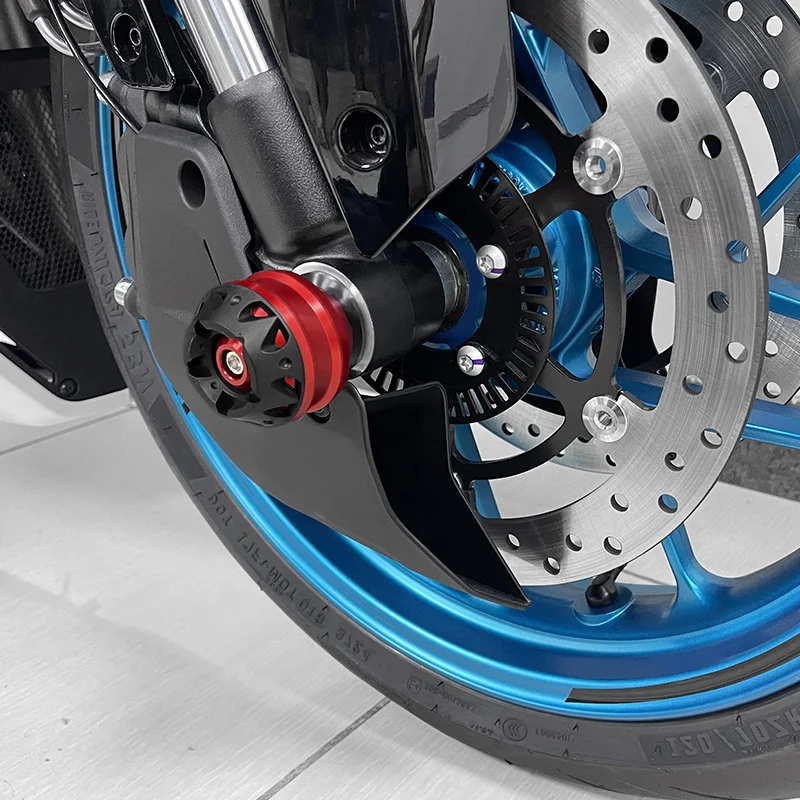 دراجة نارية السقوط حامي ل Z1000SX Z1000 SX 2011-2024 2025 المحور الأمامي شوكة عجلة تحطم المتزلجون الوسادة z1000sx