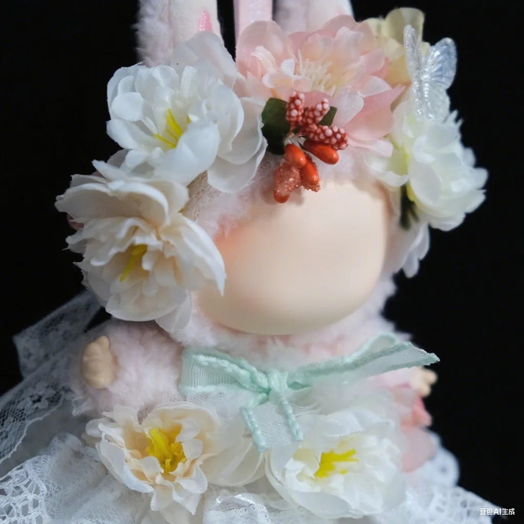

Anime for 17cm Labubu Doll Outfits Designer Luxury Little Flower God Skirt Doll Clothes Toy Clothe Designer Doll Accessories