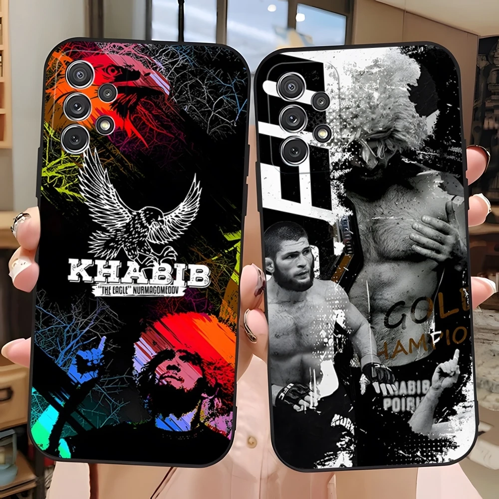 Khabib U-UFC Phone Case For Samsung S24 Ultra S22 S23 S20 Fe S21 Plus Galaxy A54 A34 A24 A53 M54 Note 20 Back Cover