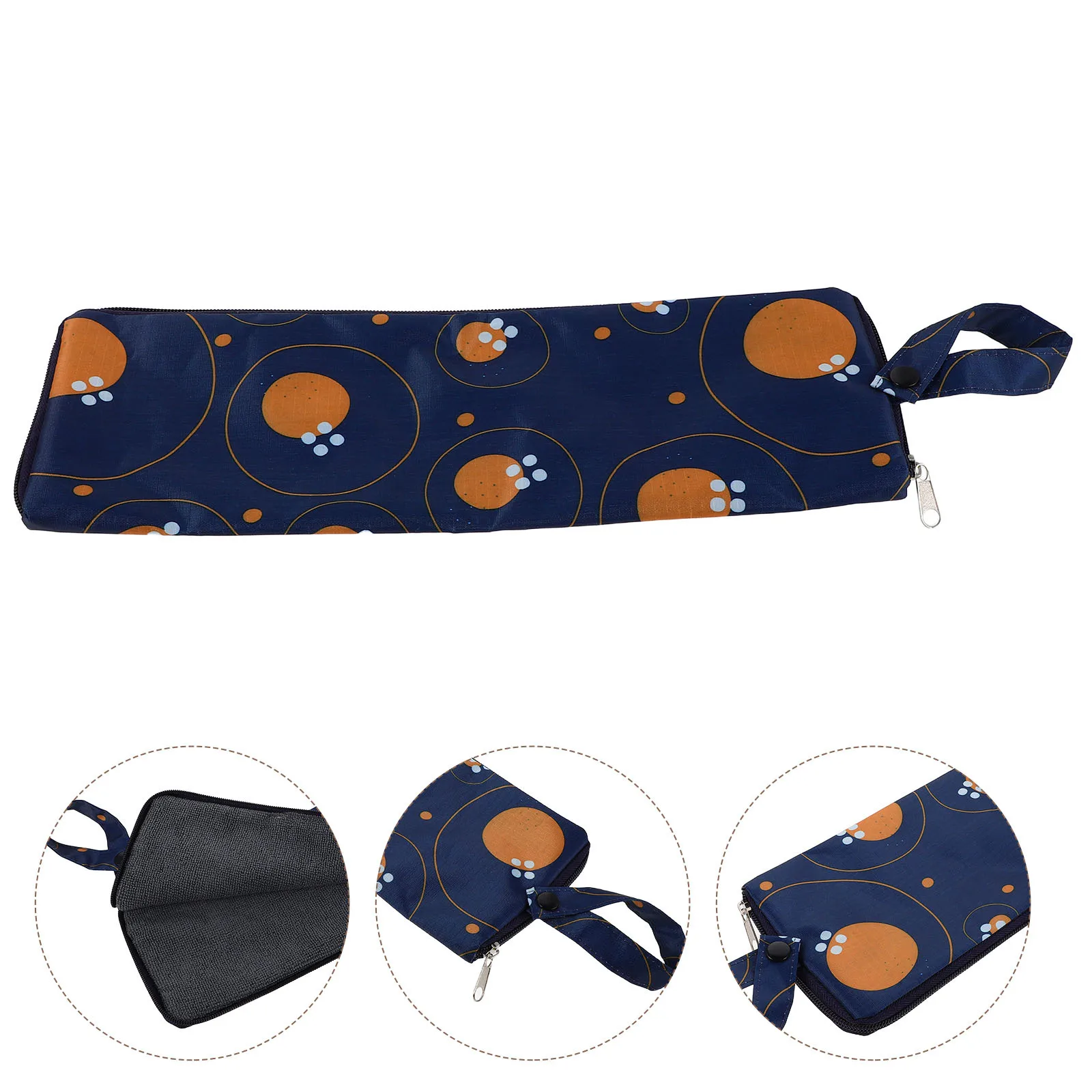 

Portable Microfiber Wet Folding Umbrella Storage Sleeve Travel Carrying Case Bag Cover for Home Outdoor Use Umbrella Case Bag