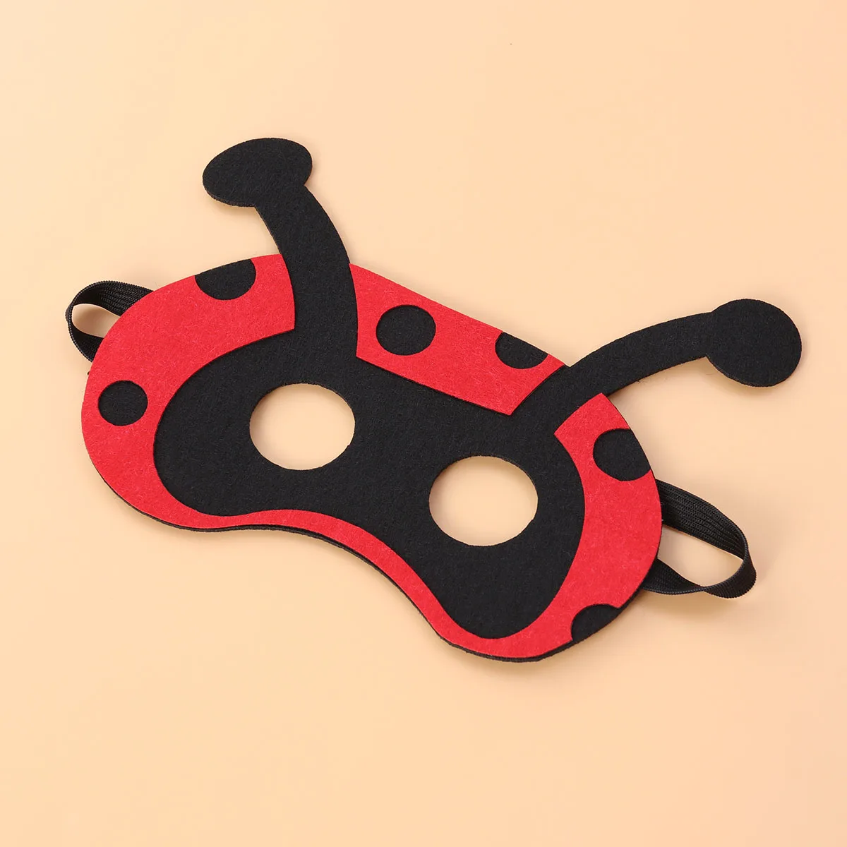 Kindergeschenken Lieveheersbeestje Masker Dierenmaskers Leuke Cartoon Gezicht Blinddoek Feest voor Oog Rood Cosplay Kind