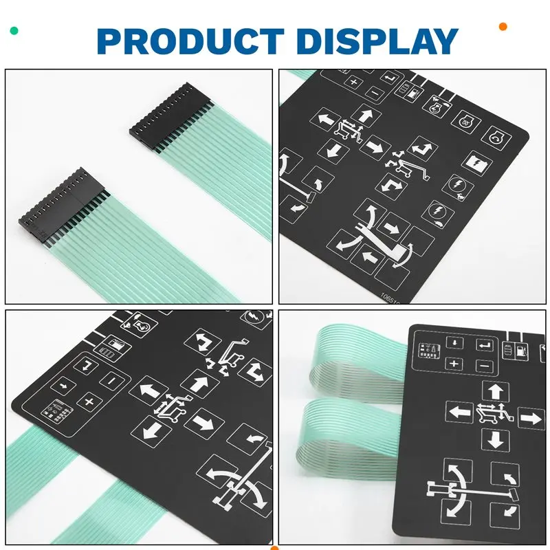 

AT92-Control Decal 106510GT Platform Boom Switch Membrane 106510 For Genie Z80/60 ZX-135/70 Bottom Control Sticker Boom Lift