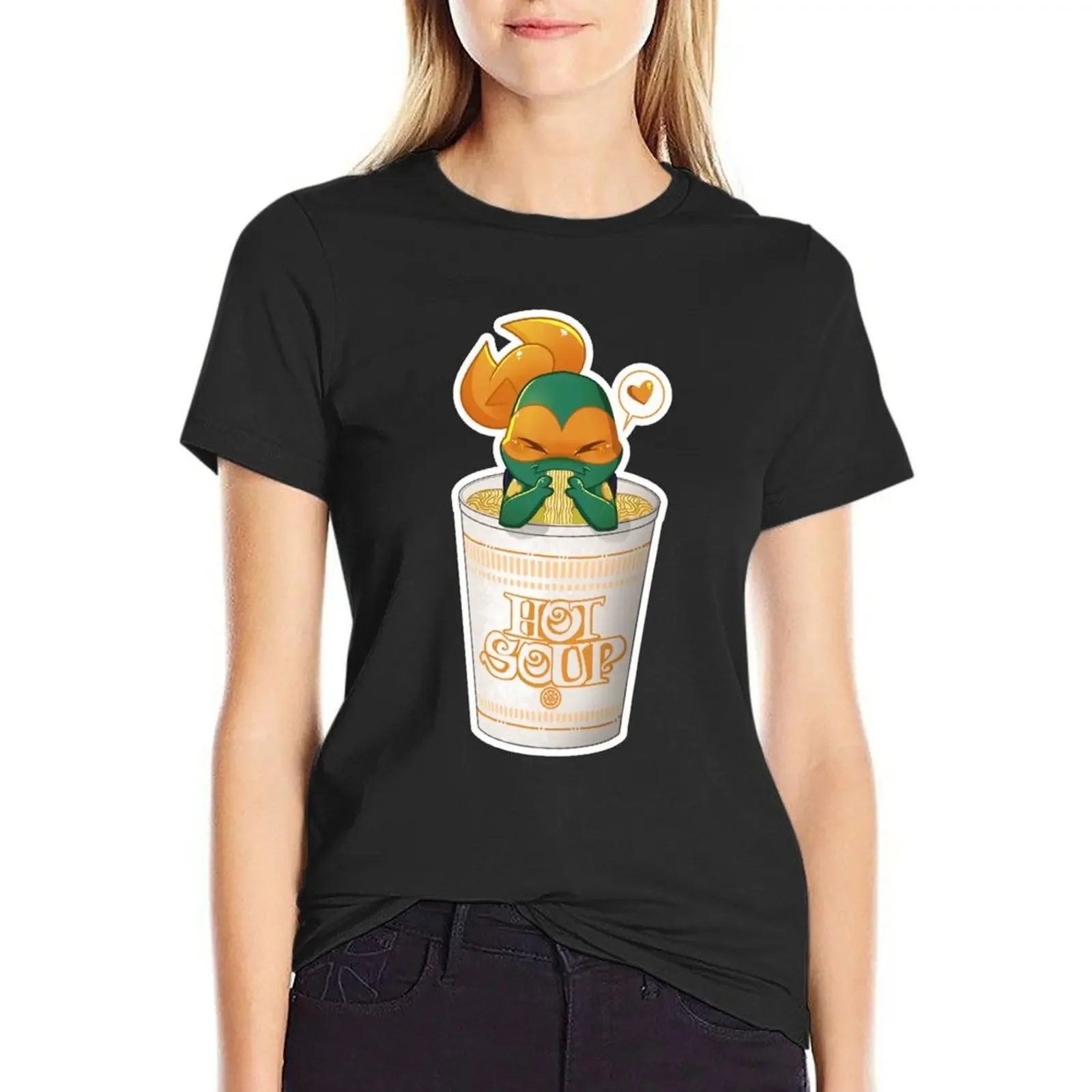

Orange Soup T-Shirt Short sleeve tee animal prinfor new edition Woman fashion