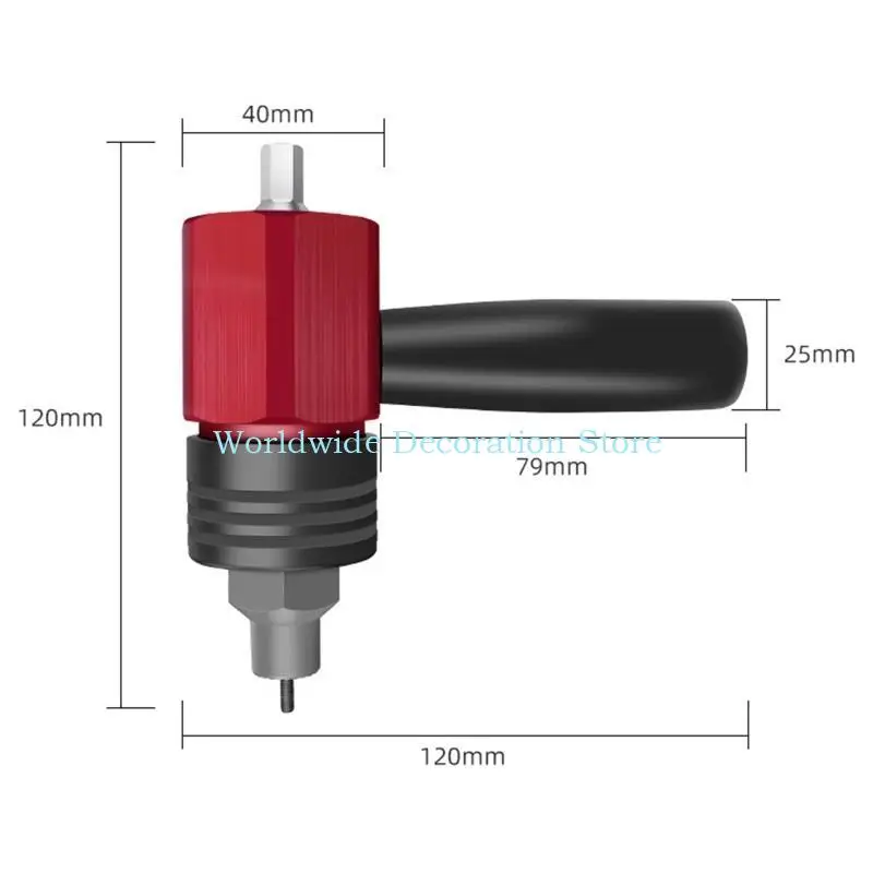 Q39B Portable Riveting Tool Riveting Drill Adapter Hand Tool Insert Nut Tool