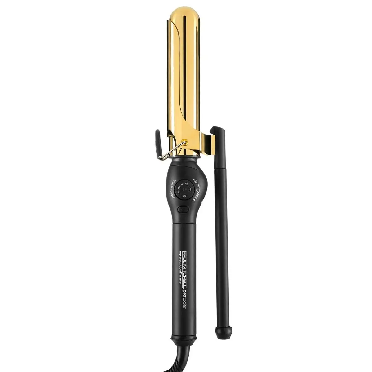 

Professional Curling Iron, Fast-Heating to 430°F, Gold Titanium Barrel for Long-Lasting Curls