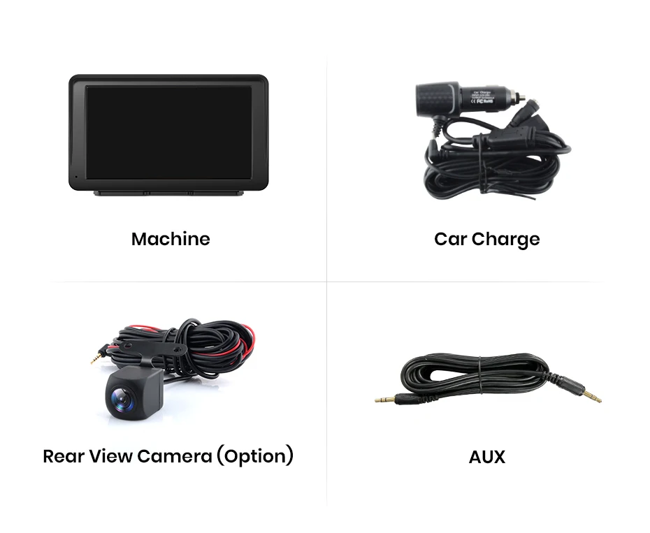 Junsun 7 "tragbare Magnet halterung drahtlose Carplay für Apple Android Auto Auto Stereo GPS horizontale vertikale Bildschirm Bluetooth – Detail 17