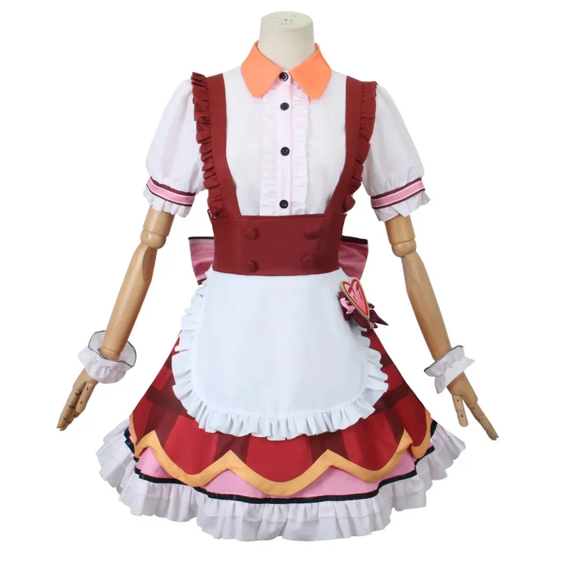 Cosbao New Oshi No Ko Hoshino Ai Cosplay Anime Cosplay Costumes Woman Lolita Maid Outfit Maid Dress Hat Uniform Halloween Party