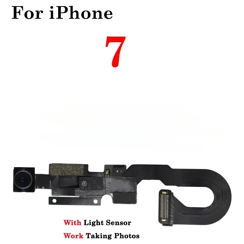 1set Front Camera Flex Cable For iPhone 7 8 Plus SE X X XS Max 11 12 Pro Max Facing Camera Right Proximity Sensor Flex Cable