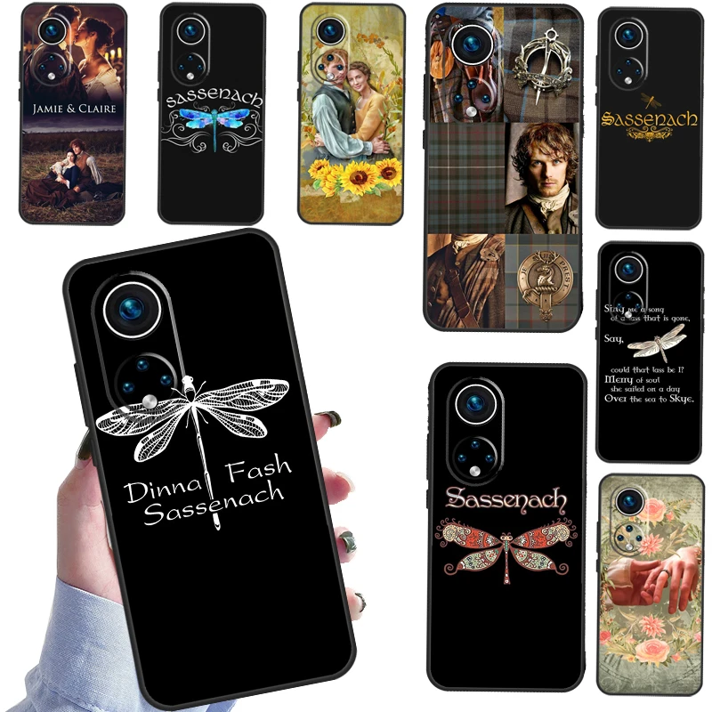 OUTLANDER TV Jamie Fraser Sassenach Dragonfly For Huawei Honor 50 Lite 8X 9X 10i Nova 5T 9 P Smart 2021 P20 P40 P30 Pro Cover