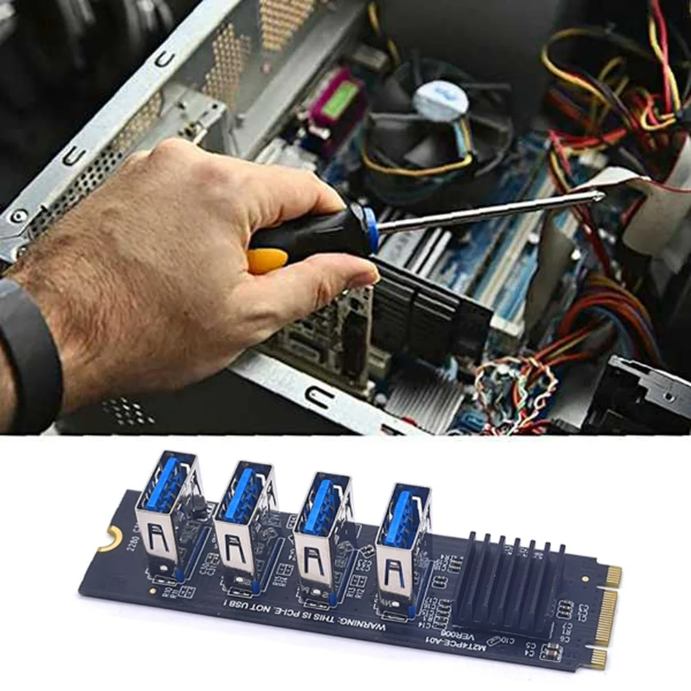 

1 шт. M.2 NVME на 4-портовую переходная плата PCI-E 1X