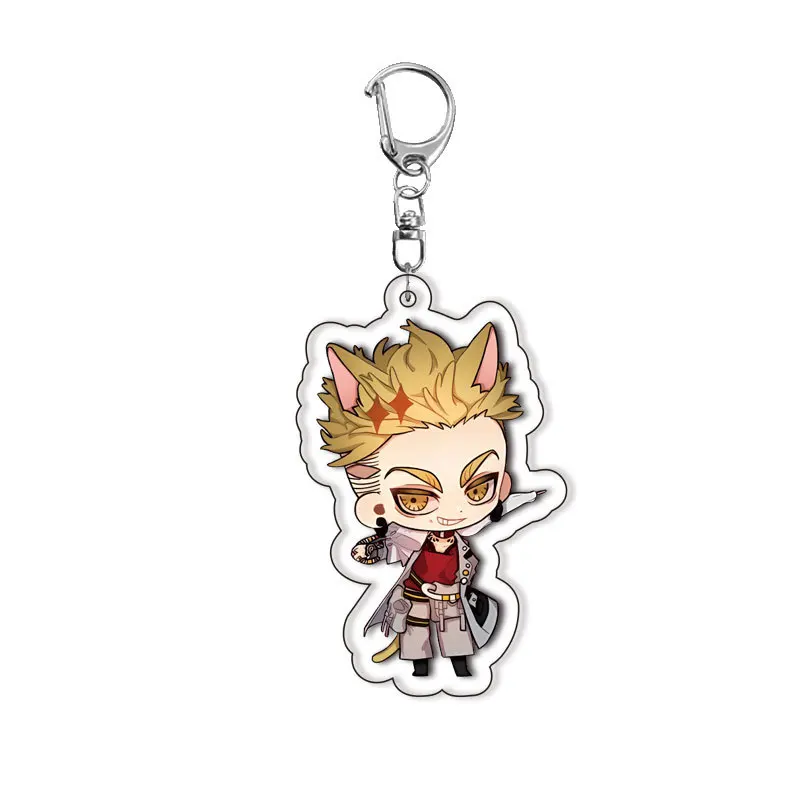 Anime GACHIAKUTA Zanka Rudo Enjin Acrylic Keychain Backpack Pendant Keyring Key Chain Decoration Ornament Props Fans Gift image 5