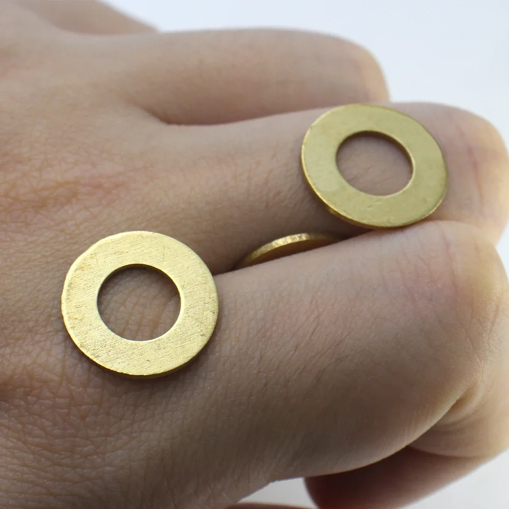 مسامير غسالة من النحاس النقي الصلب M4، M5، M6 #4