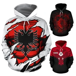 Newest Fashion 3D Print Albania Armor Hoodies Hooded Sweatshirts For WomenMen Streetwear Baggy Trendy Unisex High Quality Tops