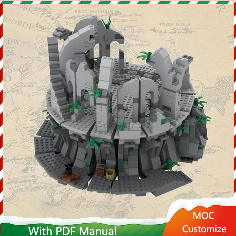 

1569 шт., хит продаж, Moc, средневековый, брошенный, часовая башня, строительный блок, настроить, сделай сам, образовательная сборка, детская игрушка, подарок-сюрприз