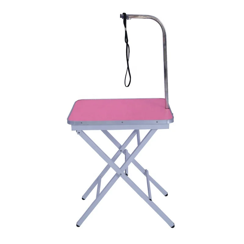 

Foldable Pink Hydraulic Pet Dog Grooming Table Heavy Duty Adjustable Dog Grooming Table for Professional Pet