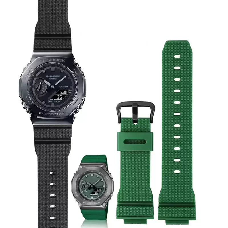 High Quality Watchband Waterproof For Casio G-SHOCK Silicone Bracelet GM2100/5600/6900 GA2100 DW5600  Rubber Watch Strap 16mm