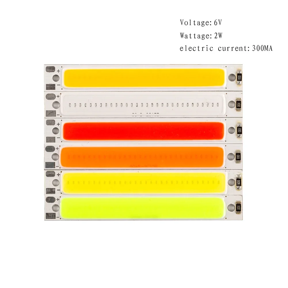 LED Chip Multicolor Super Bright Intensity COB LED Matrix Lamp 2W 3W 5W 6W 8W DIY Designs Odpowiednie do samochodów Praca Dom DC 3V 6V