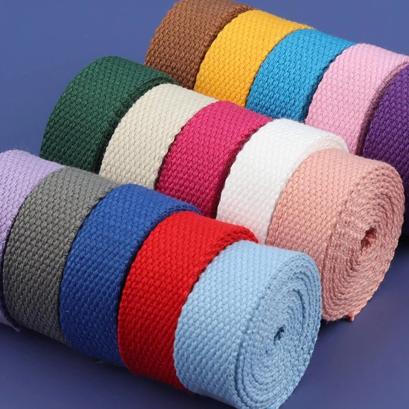 10M Cotton Webbing Tape for Bags & Sewing