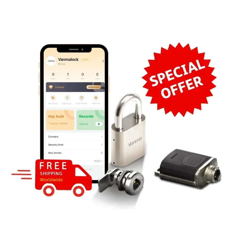 

2026 new Smart Electronic Key Passive Lock Management System smart padlock with APP