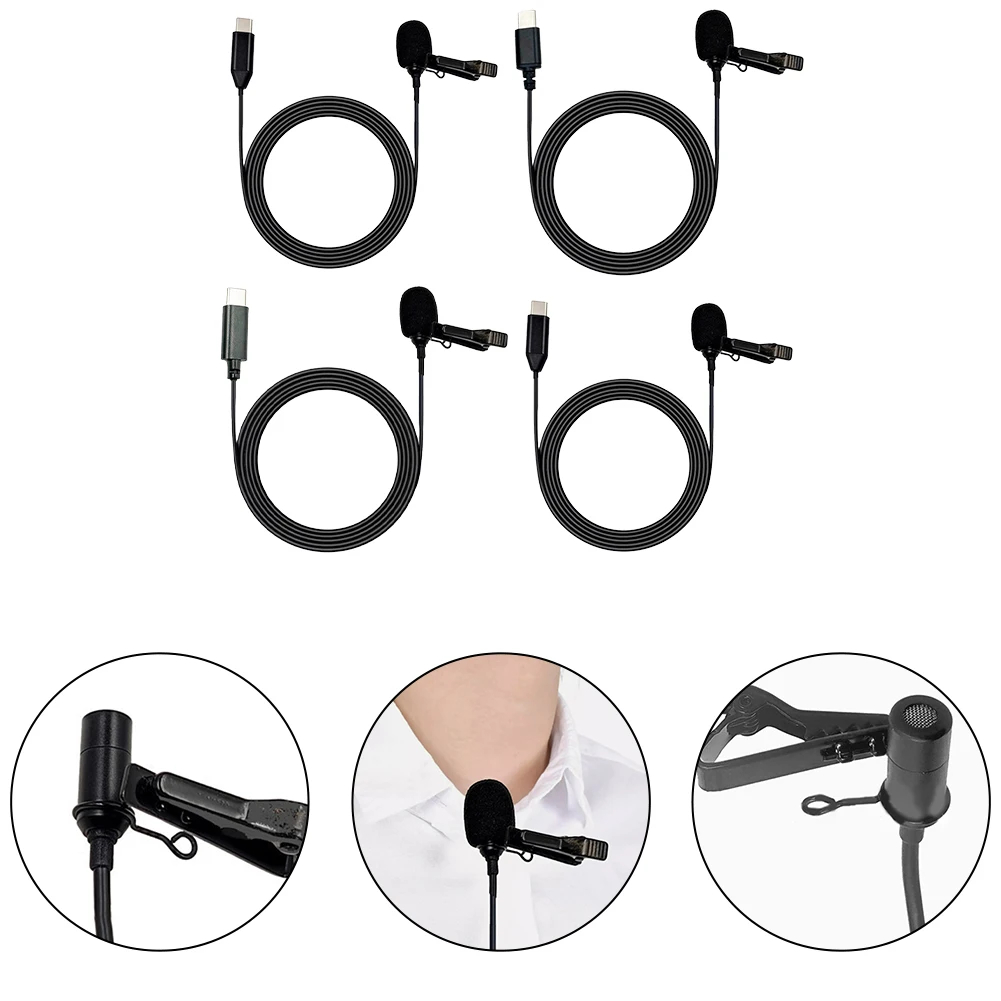 

Lavalier Microphone For Insta For-JBL For Type-C Professional Noise Reduction Recording MIC For Insta Camera Parts Accessories