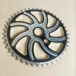 Vintage BMX Sprocket 44T Chainring Alloy Aero bmx bicycle street bike Crank Chainwheel Driveline