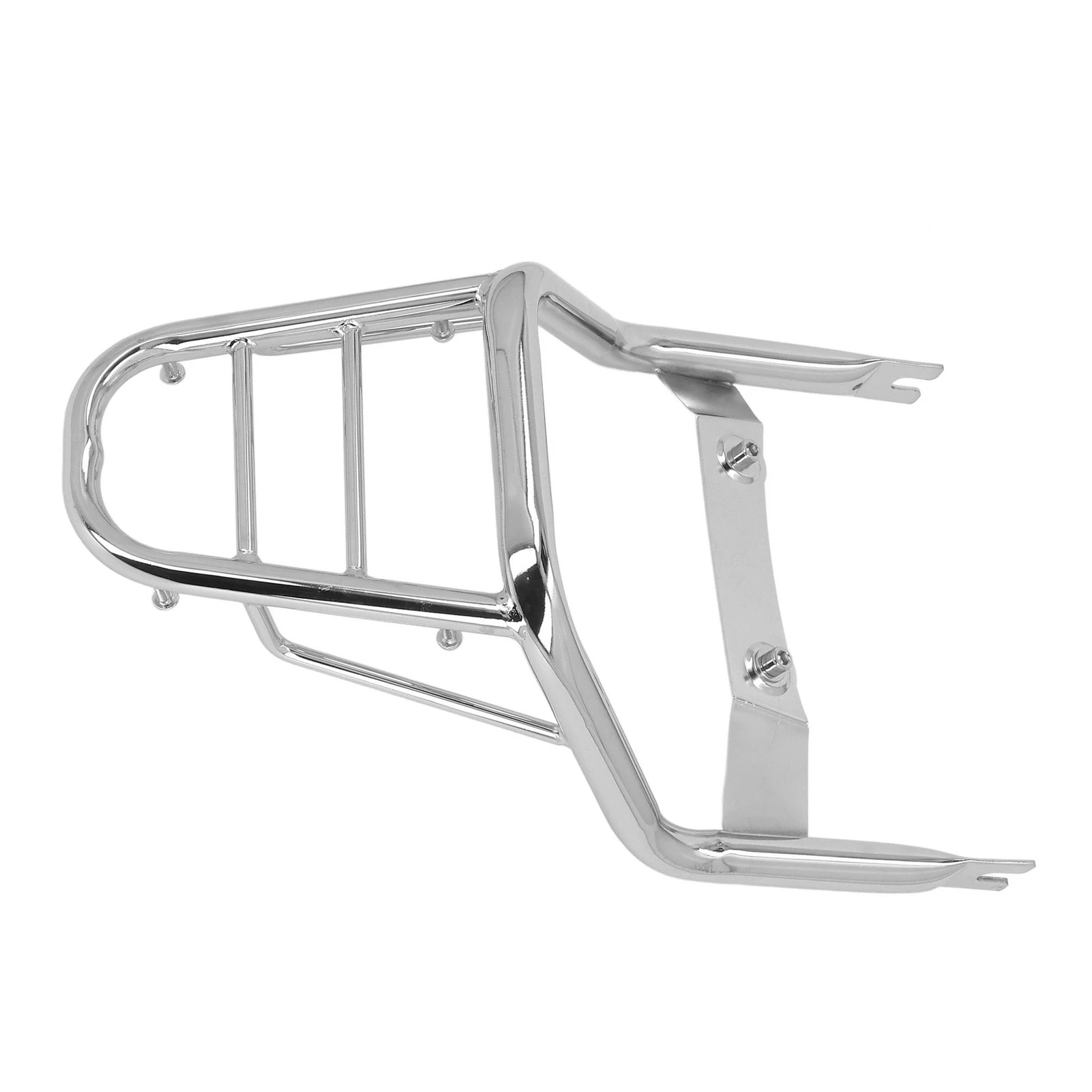 

Rear Luggage Rack Carbon Steel Chrome Plated Cargo Holder Shelf Replacement f