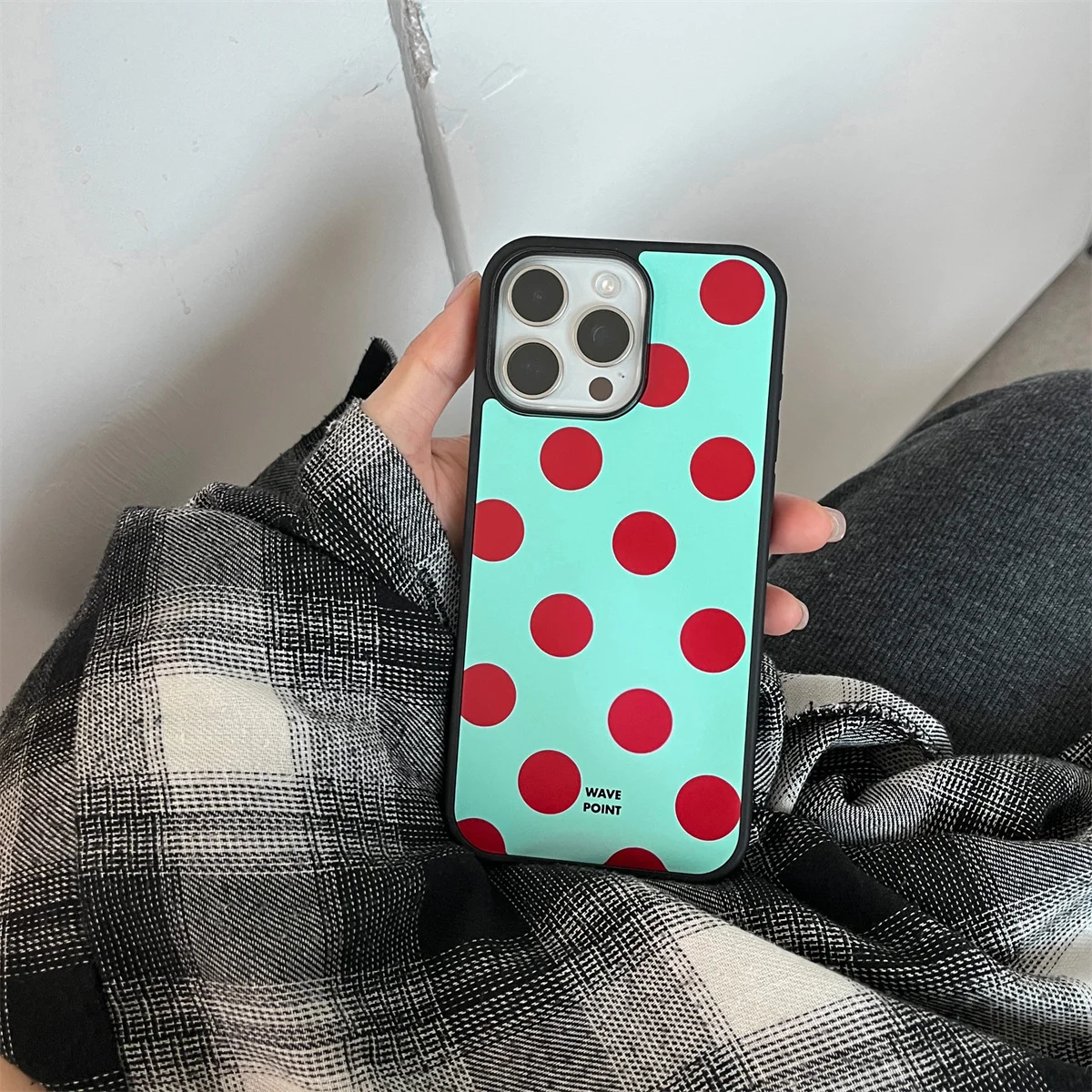 

Cute cartoon red polka dots Phone Case For iPhone 16 15 14 13 Pro Max fundas iphone 15 case Protective cover