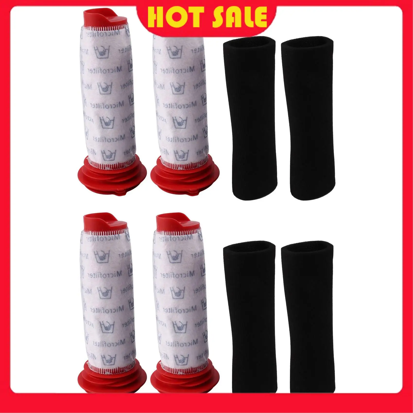 مرشح العصا الرئيسي القابل للغسل + إدخال رغوة للمكنسة الكهربائية اللاسلكية Athlet (4 من كل منها) #3