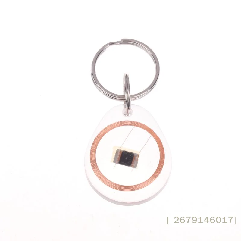 Llaveros RFID Transparentes de 1/3/5 Piezas con Chip IC-UID, Etiqueta NFC Regrabable de 13.56MHz para Control de Acceso, Cerraduras Inteligentes, Bricolaje